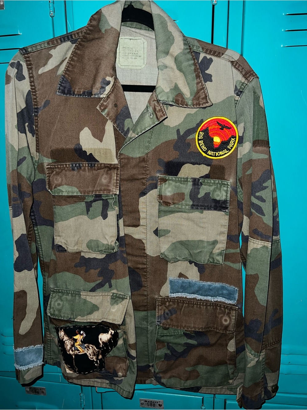 DIY Camo jacket with added accents